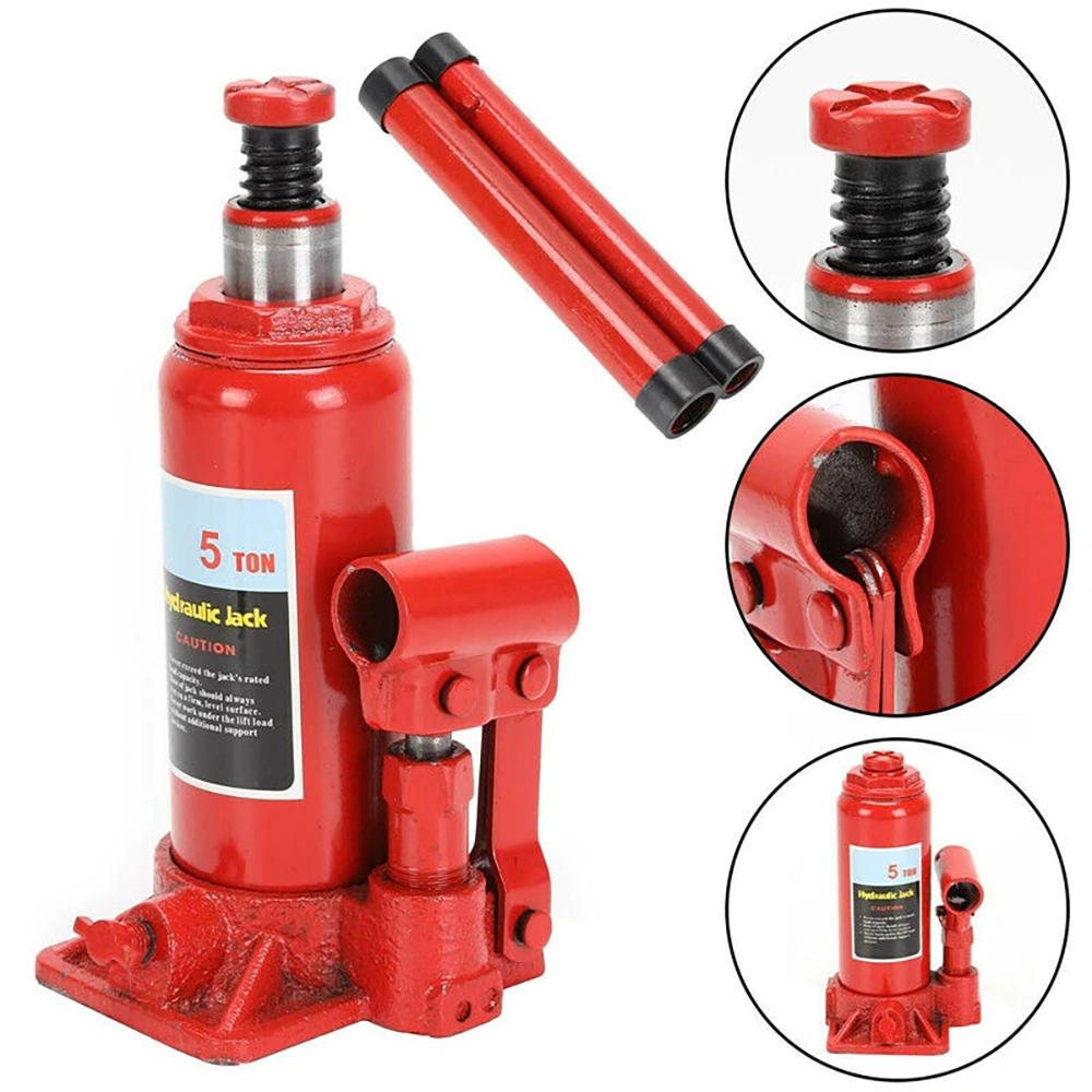 5 Ton Heavy Duty Hydraulic Bottle Jack Lifting Ram Car Van Boat Truck Caravan UK view 5