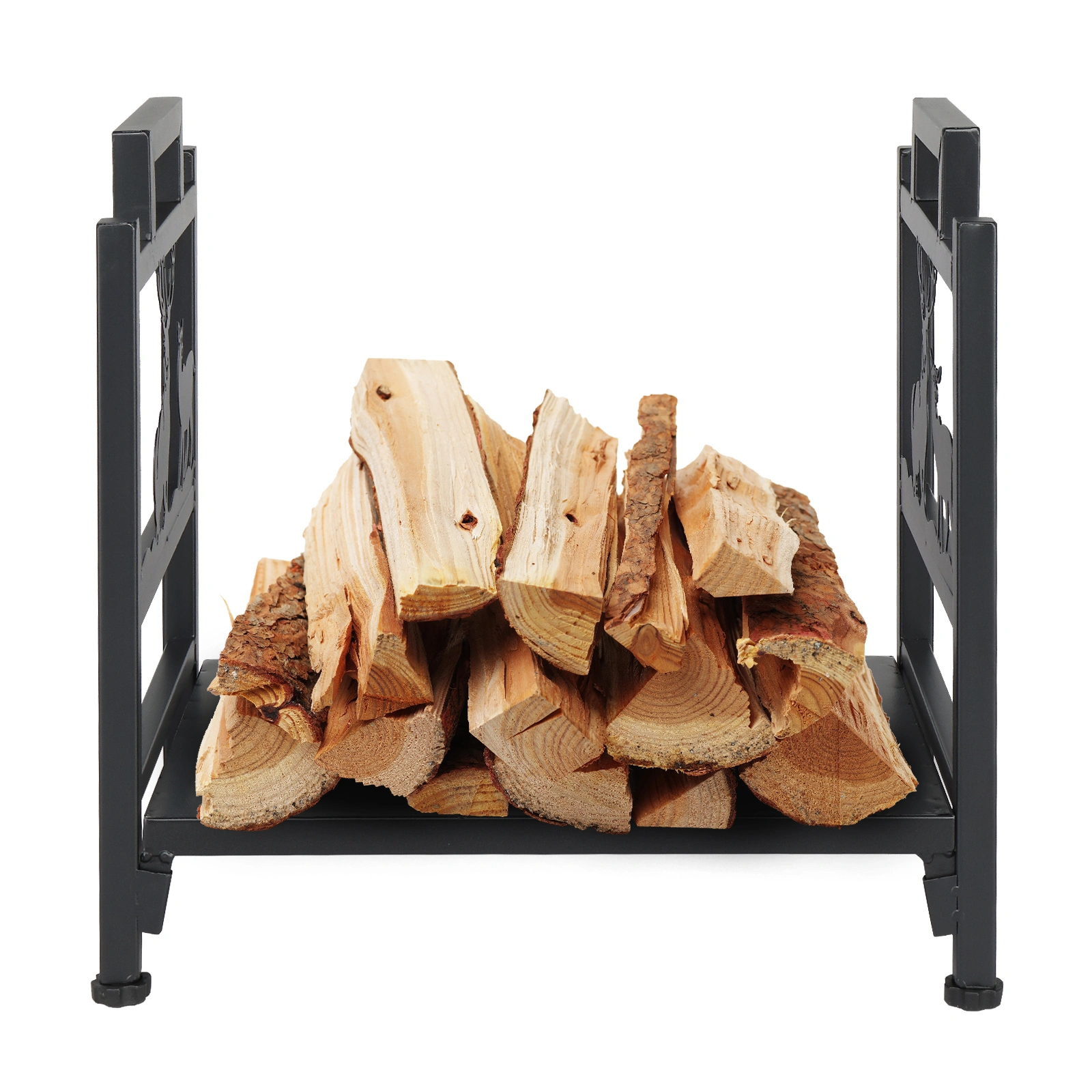 Single Layer Firewood Holder With Animal Pattern view 15