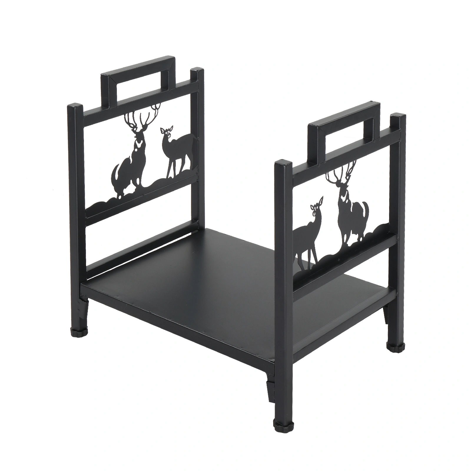 Single Layer Firewood Holder With Animal Pattern view 4