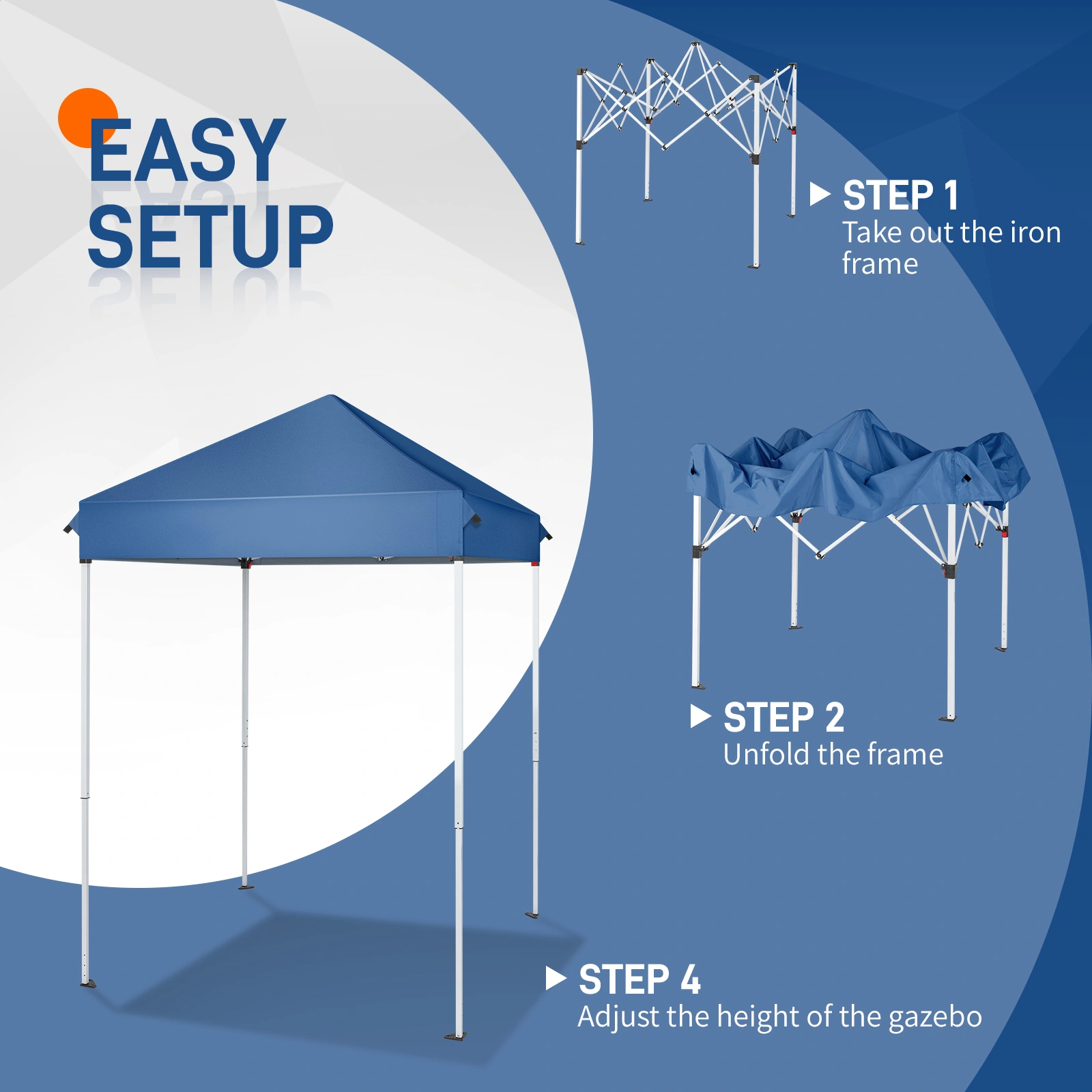 5'x5' Pop Up Canopy view 5