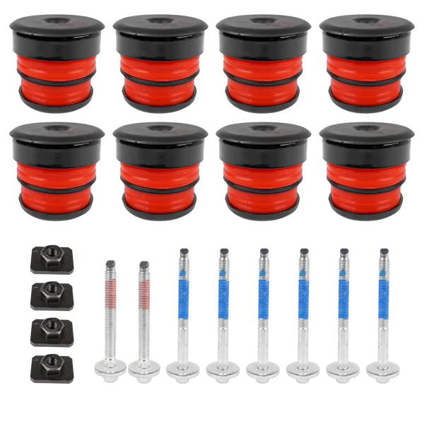 8X Silicone Body Mount Bushings and Cushion Bolts Kit Replacement for F-250 F-350 2008-2016 13848 view 4