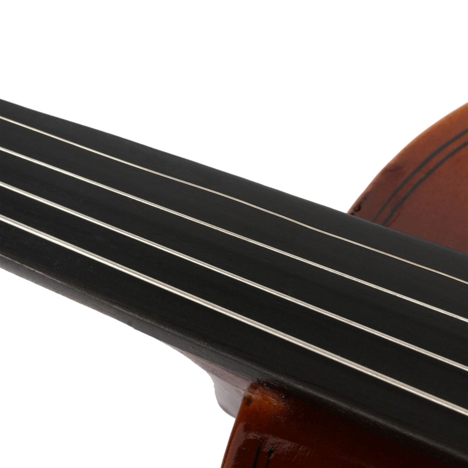 New 3/4 Acoustic Violin Case Bow Rosin Natural view 10