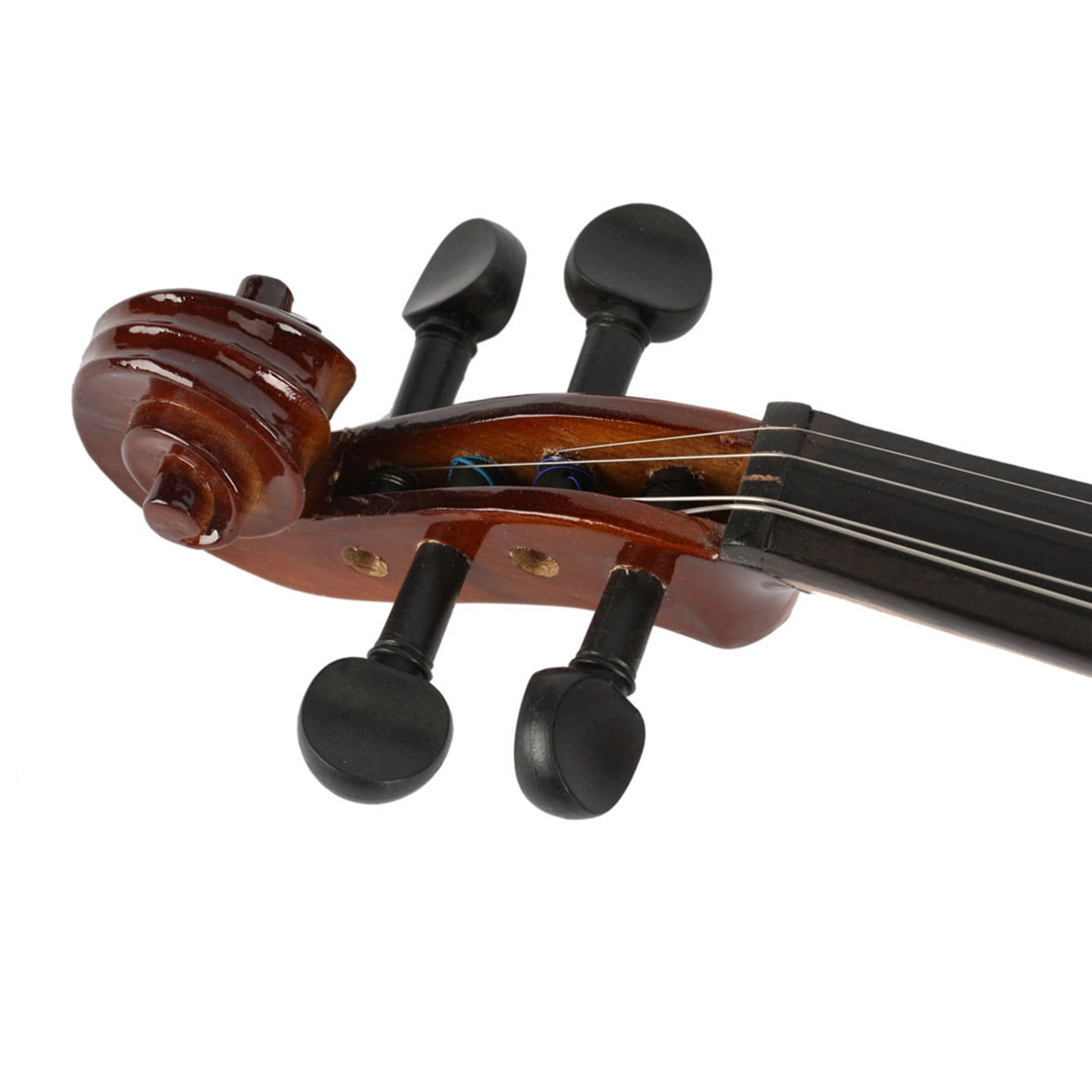 New 3/4 Acoustic Violin Case Bow Rosin Natural view 11