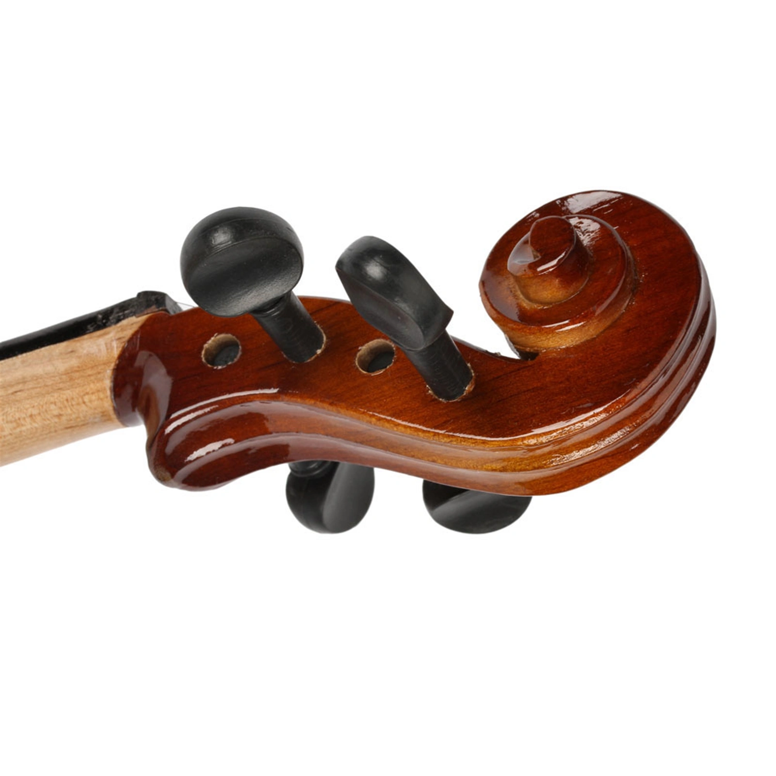 New 3/4 Acoustic Violin Case Bow Rosin Natural view 14
