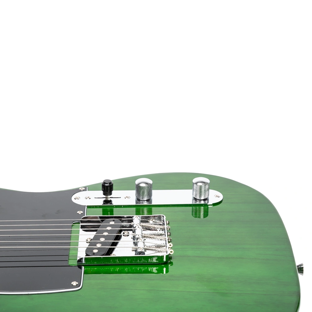 GTL Maple Fingerboard Electric Guitar (Green) Bag Strap Paddle Cable Wrench Tool view 11