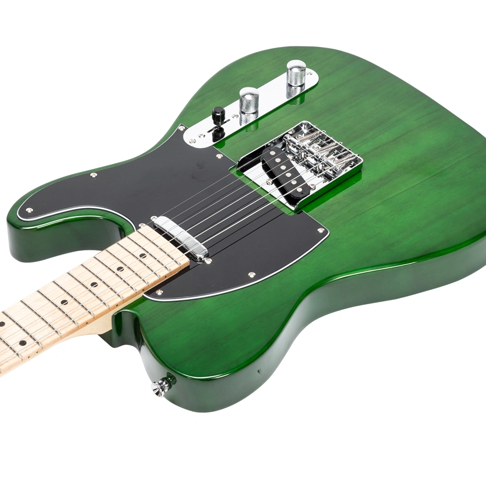 GTL Maple Fingerboard Electric Guitar (Green) Bag Strap Paddle Cable Wrench Tool view 12