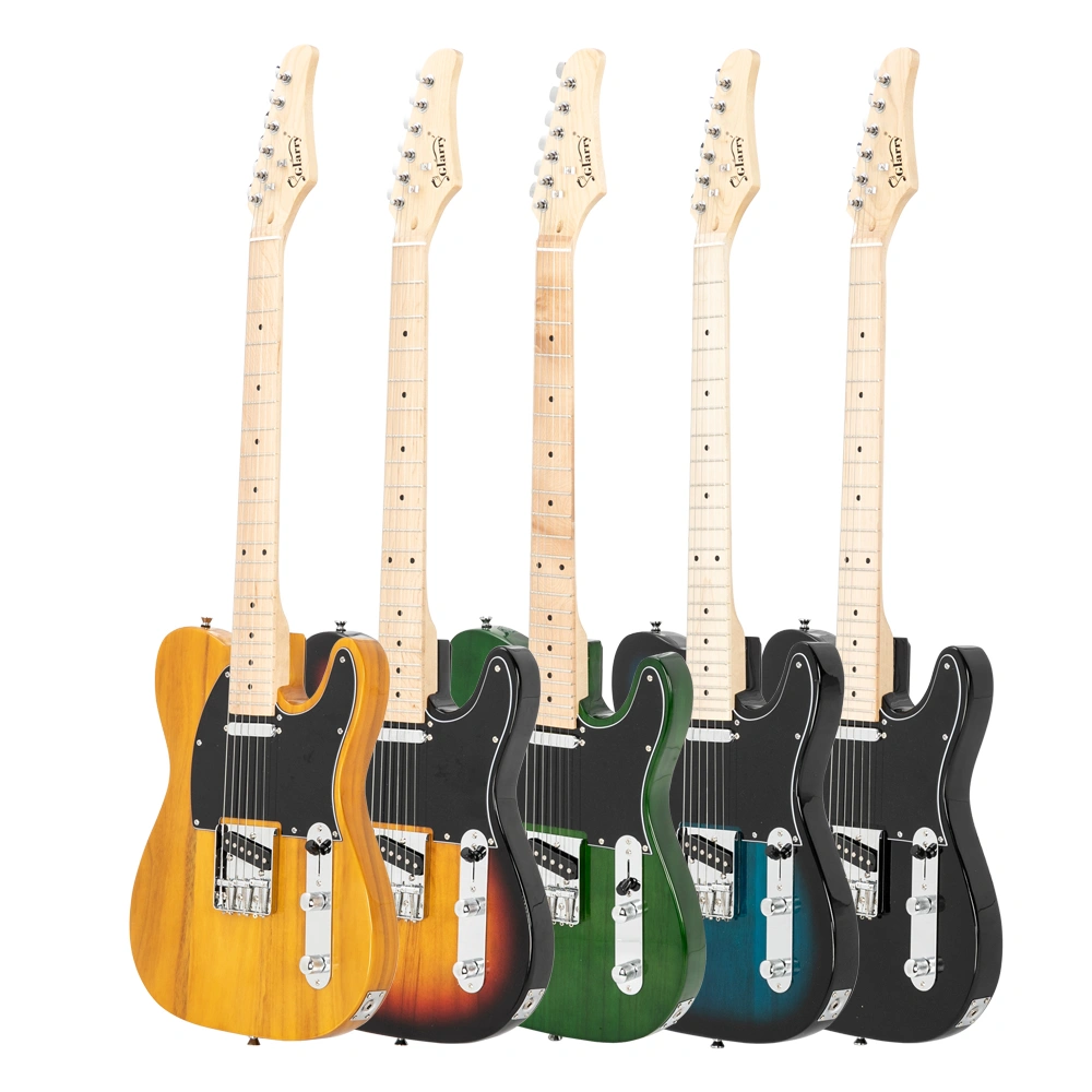 GTL Maple Fingerboard Electric Guitar (Green) Bag Strap Paddle Cable Wrench Tool view 17
