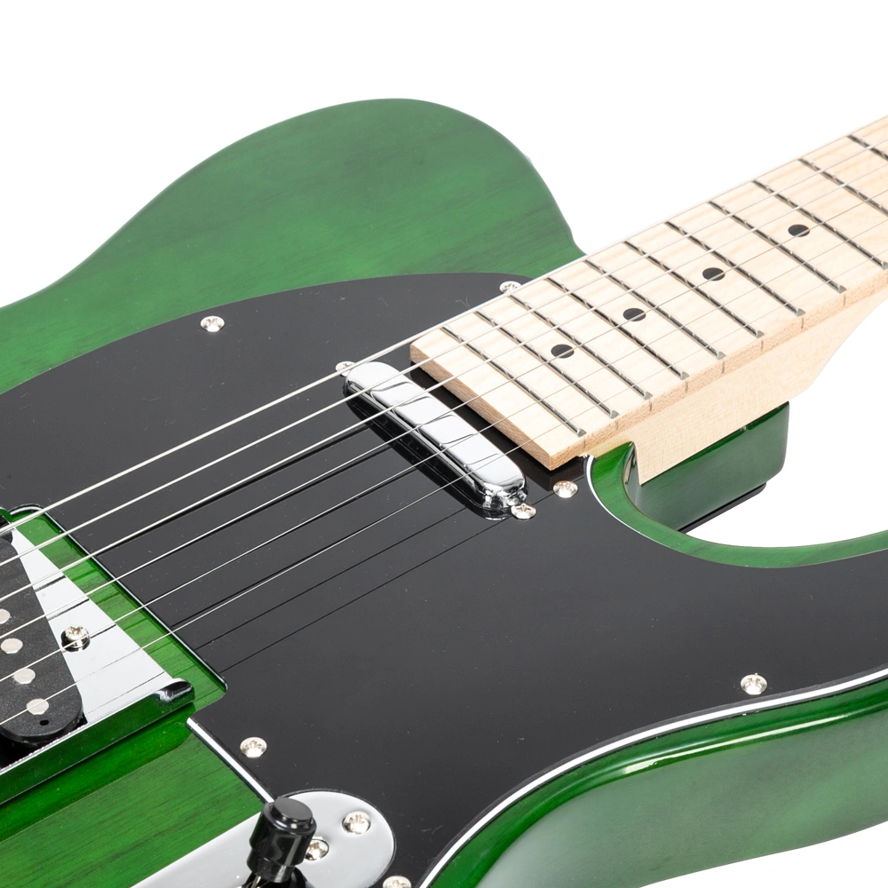 GTL Maple Fingerboard Electric Guitar (Green) Bag Strap Paddle Cable Wrench Tool view 21