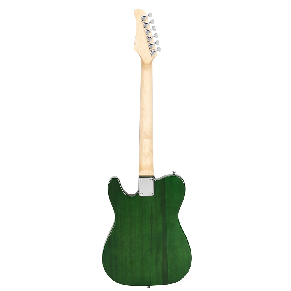 GTL Maple Fingerboard Electric Guitar (Green) Bag Strap Paddle Cable Wrench Tool view 7