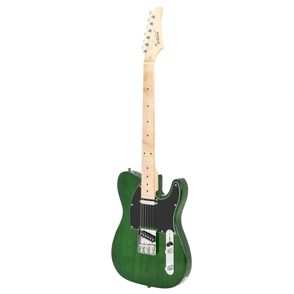 GTL Maple Fingerboard Electric Guitar (Green) Bag Strap Paddle Cable Wrench Tool view 8