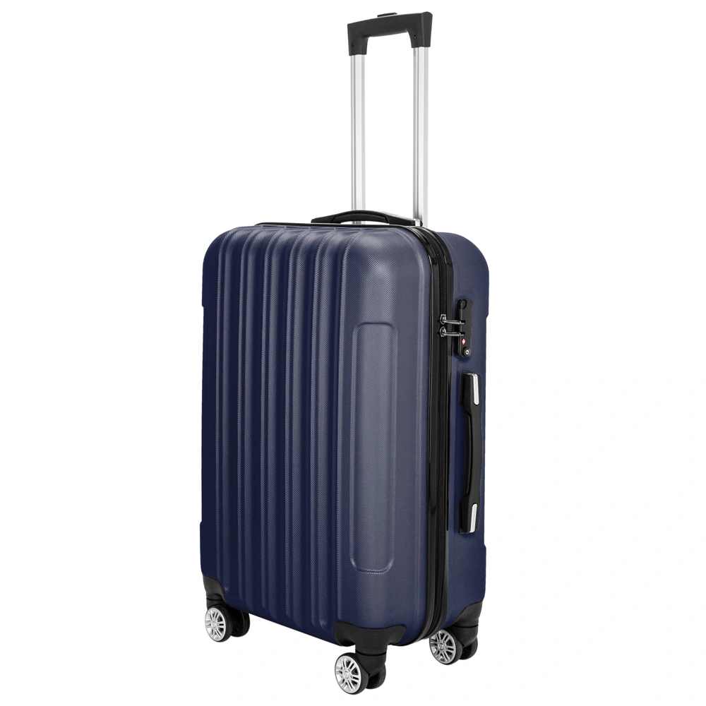 24 Inch Hard Shell Carry On Luggage - Lightweight Cabin Suitcase with Spinner Wheels, Ryanair British Airways Approved, Travel Ready