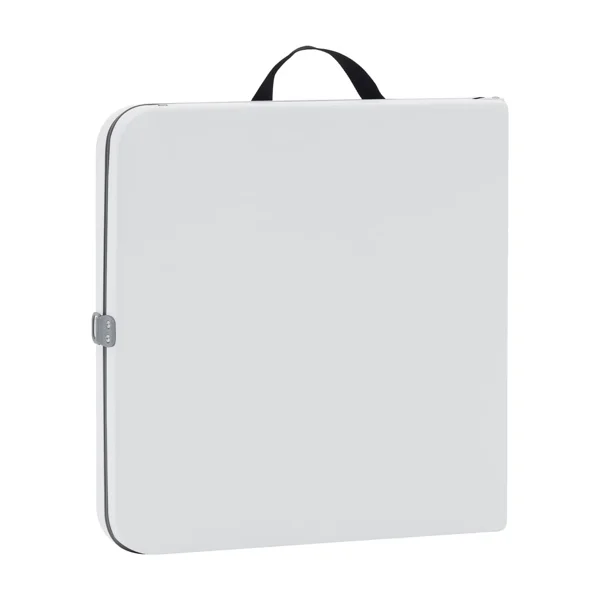 40"L x 20"W Plastic Adjustable Height Fold-in-Half Folding Table, White (Shipment from Walmart) view 4