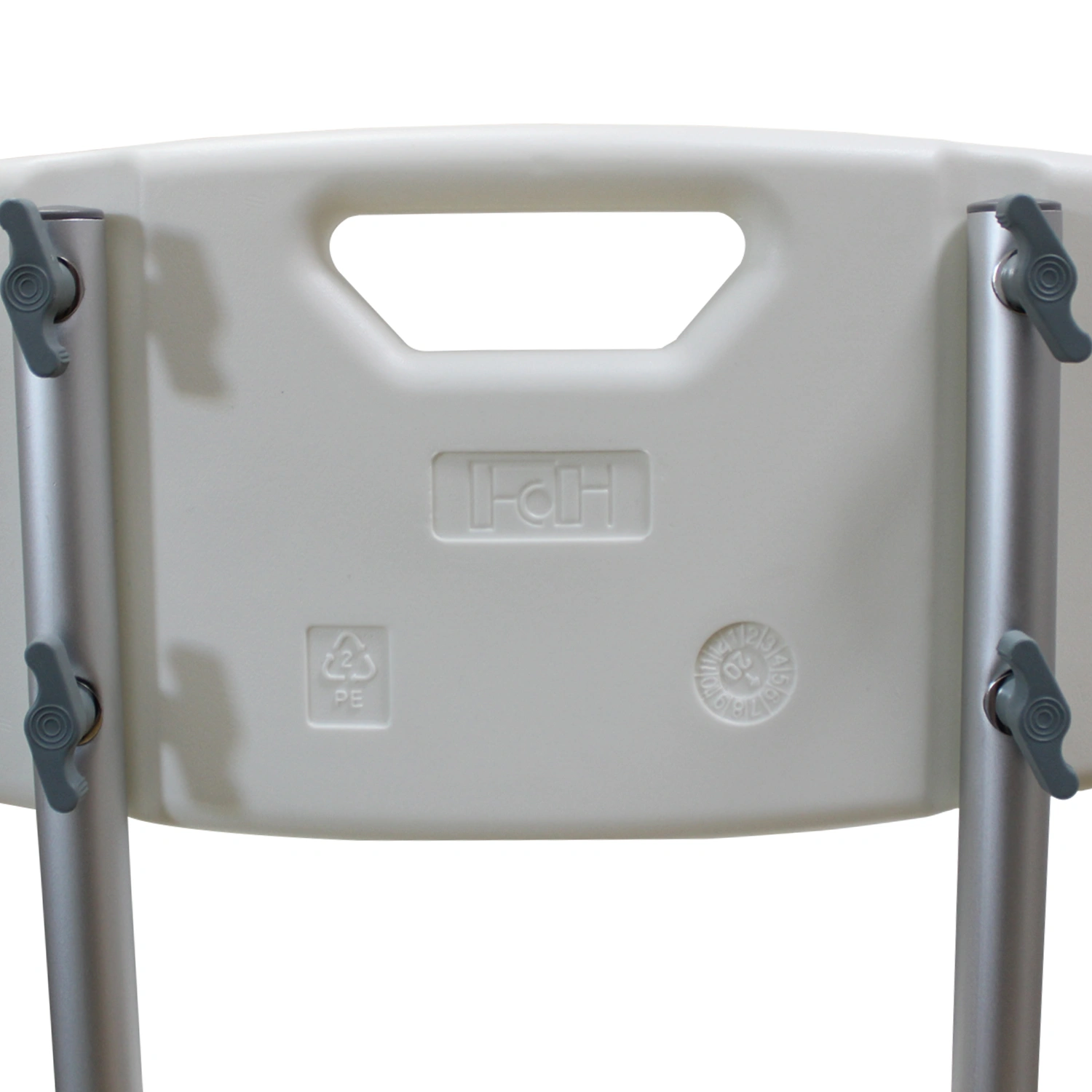 Medical Bathroom Safety Shower Tub Aluminium Alloy Bath Chair Seat Bench with Removable Back White view 10
