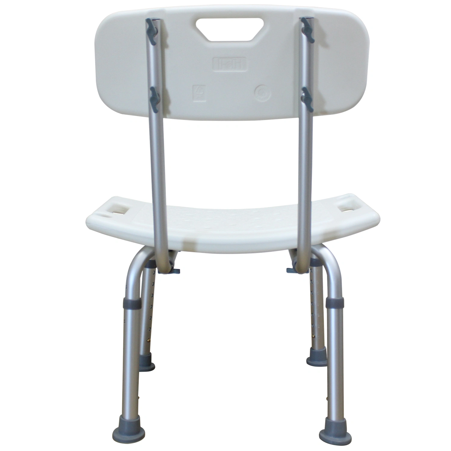 Medical Bathroom Safety Shower Tub Aluminium Alloy Bath Chair Seat Bench with Removable Back White view 8
