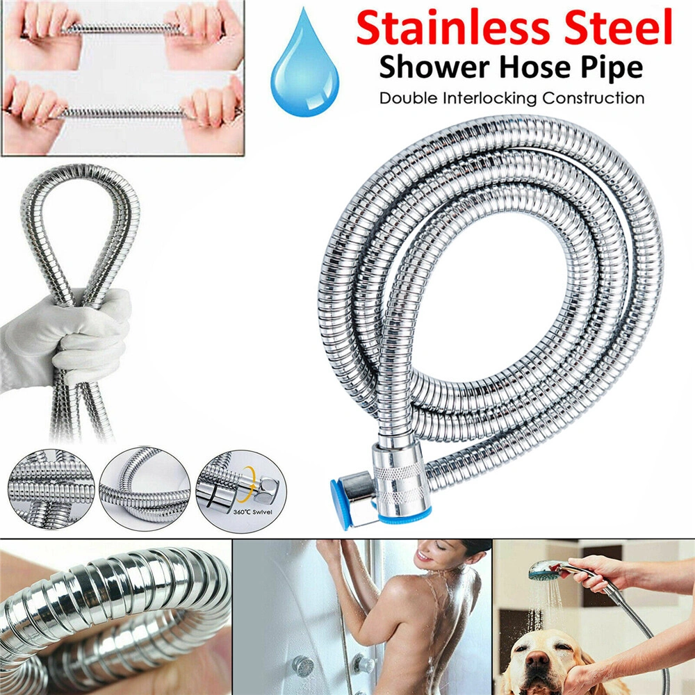 Handheld Shower Hose 3m/118" Flexible Tube Replacement for Bathroom Showerhead Not Included view 5