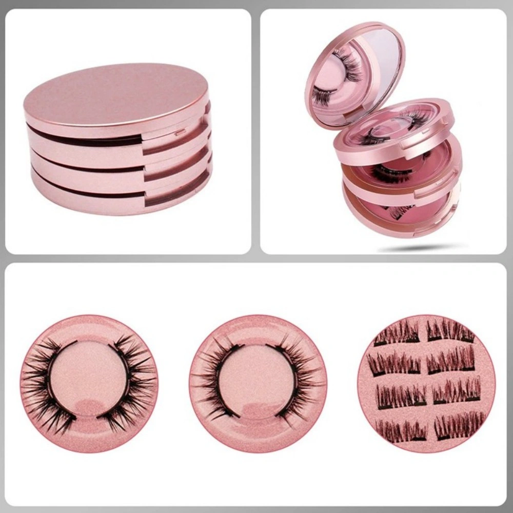 Magnetic Eyelashes 8 Pairs Kit with Applicator - Natural Look False Lashes for Eyes view 3