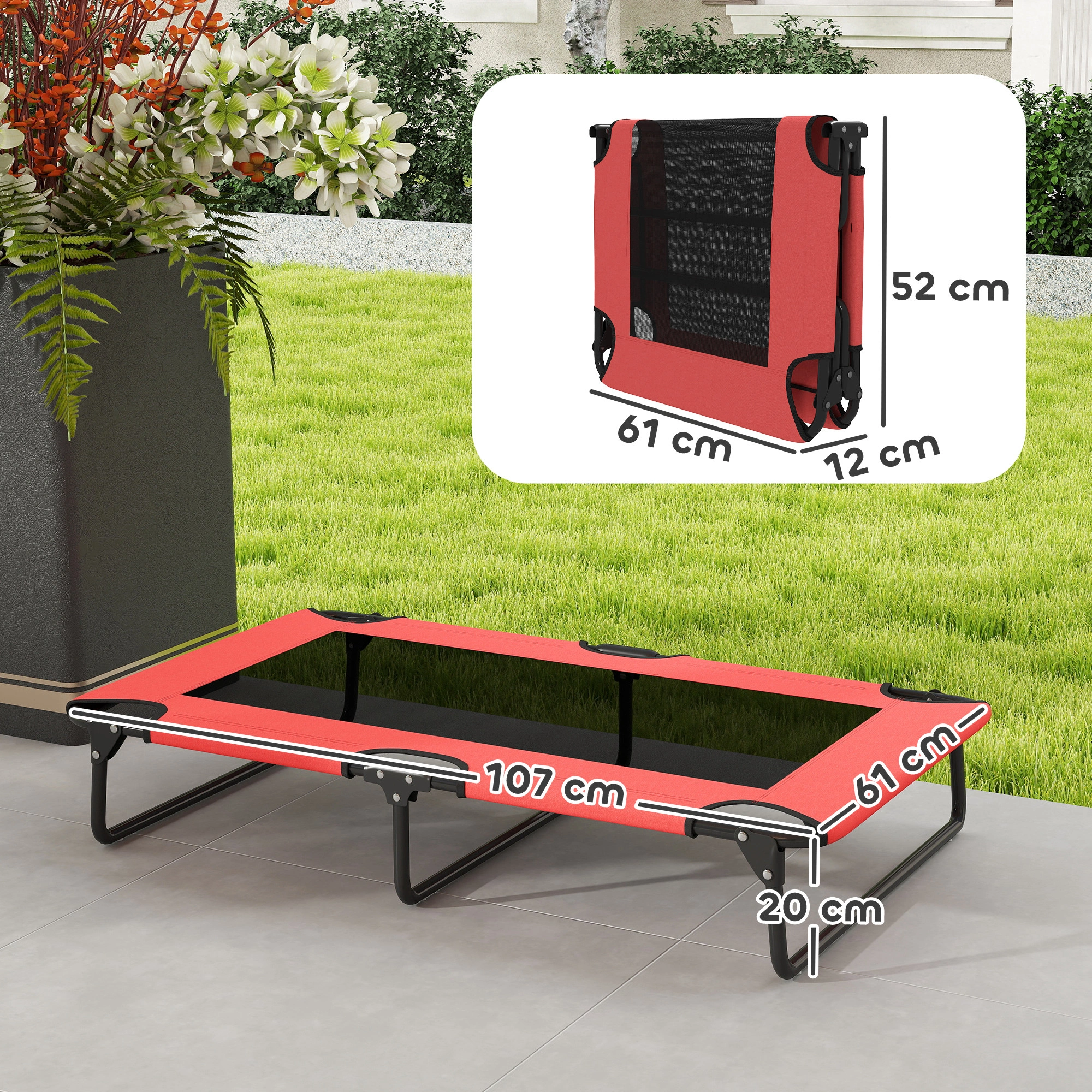 Outdoor Dog House - Insulated Weatherproof Kennel Crate for Large Small Dogs, Portable Pet Shelter Bed House for Indoor Outdoor view 3