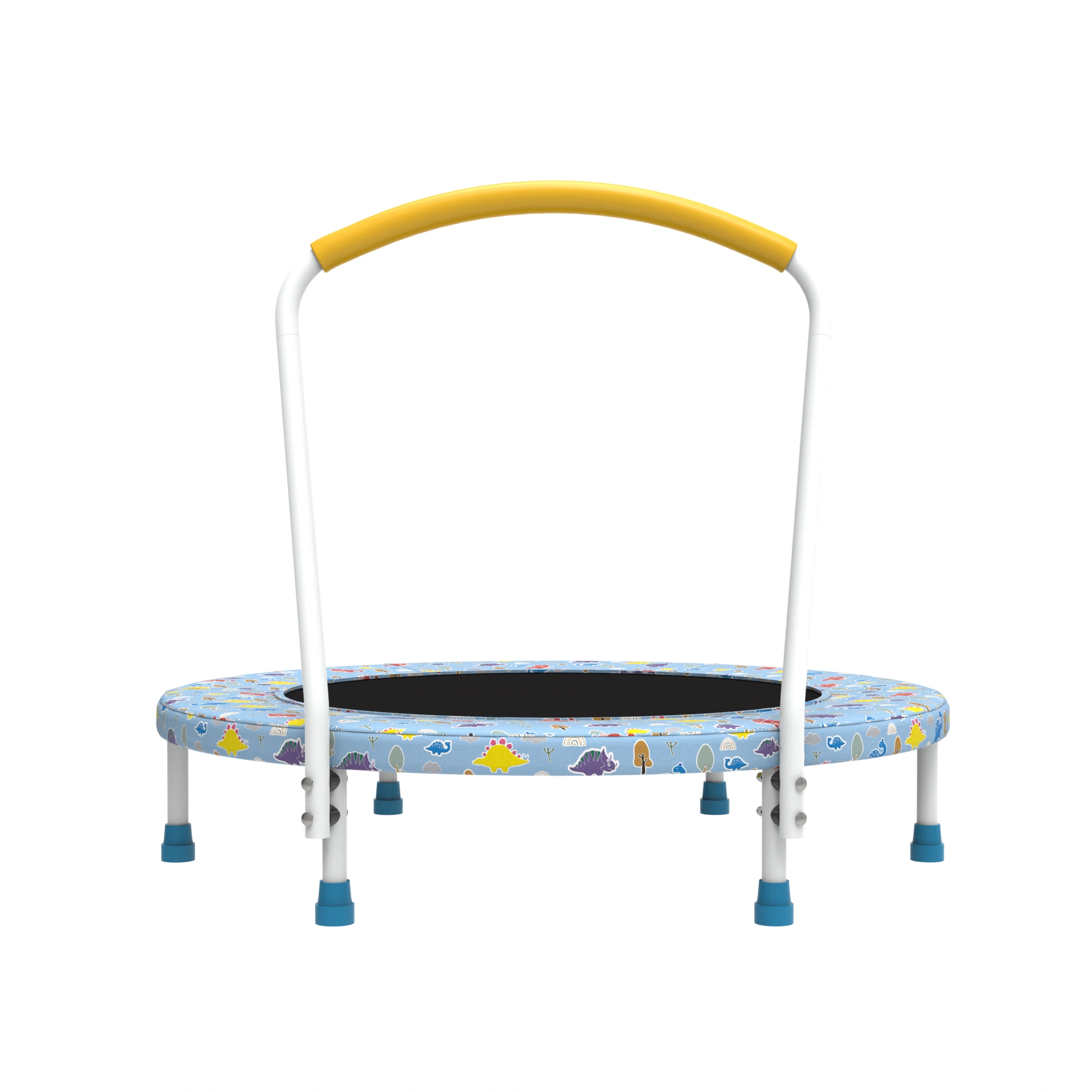 36 Inch Mini Trampoline for Kids Ages 1-6 with Safety Handle, Indoor Outdoor Bounce Jumping Trampoline for Toddlers view 6