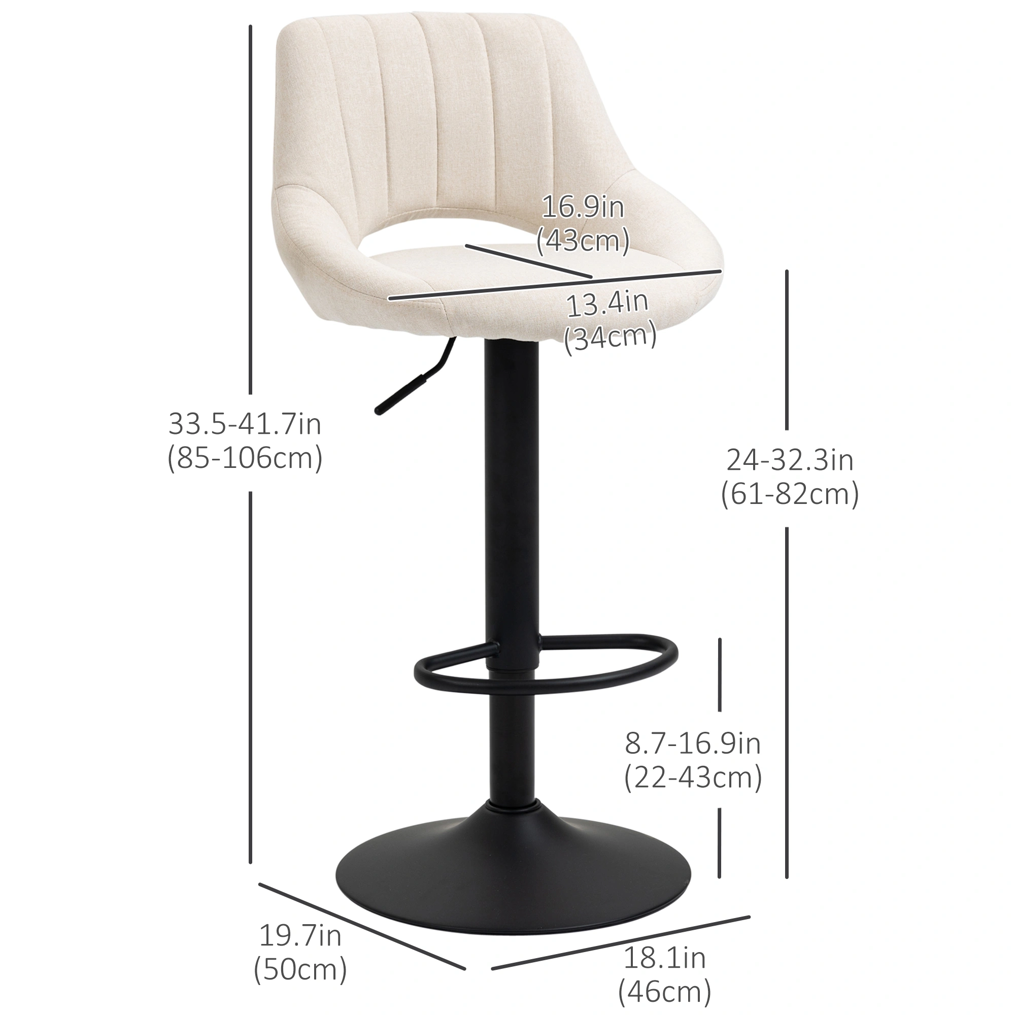 Ergonomic Massage Office Chair - High Back Executive Computer Desk Chair with Lumbar Support, Adjustable Height & Swivel Seat view 2