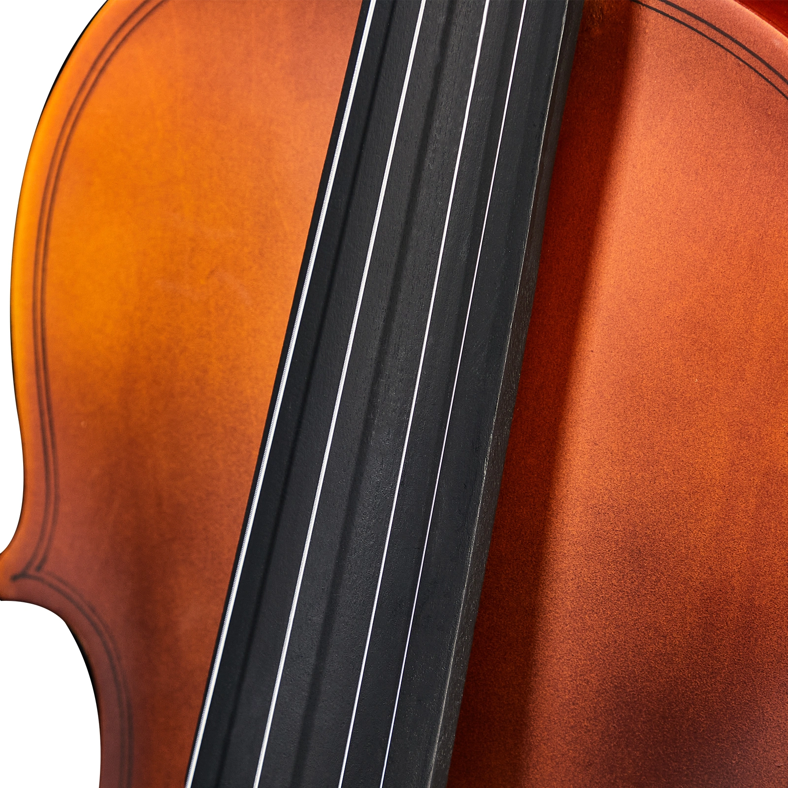 Brand new 4/4 acoustic violin set (includes case, bow, rosin, tuner, shoulder rest, strings, and tone marks) view 6