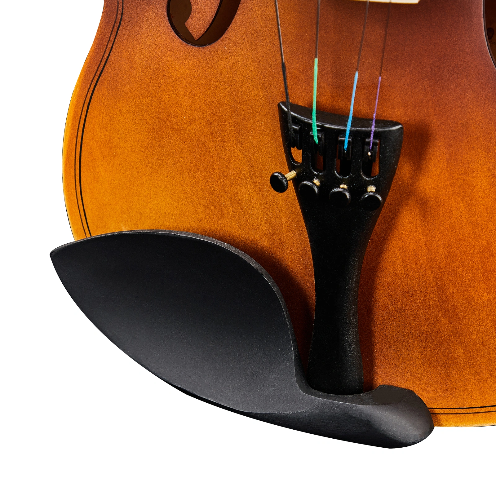 Brand new 4/4 acoustic violin set (includes case, bow, rosin, tuner, shoulder rest, strings, and tone marks) view 7