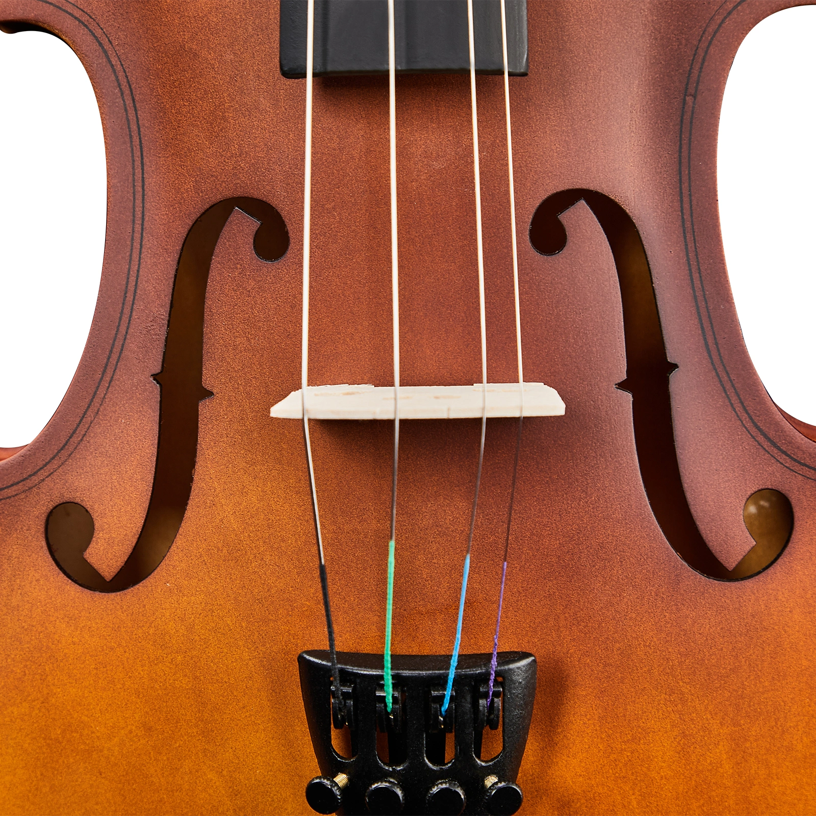 Brand new 4/4 acoustic violin set (includes case, bow, rosin, tuner, shoulder rest, strings, and tone marks) view 8