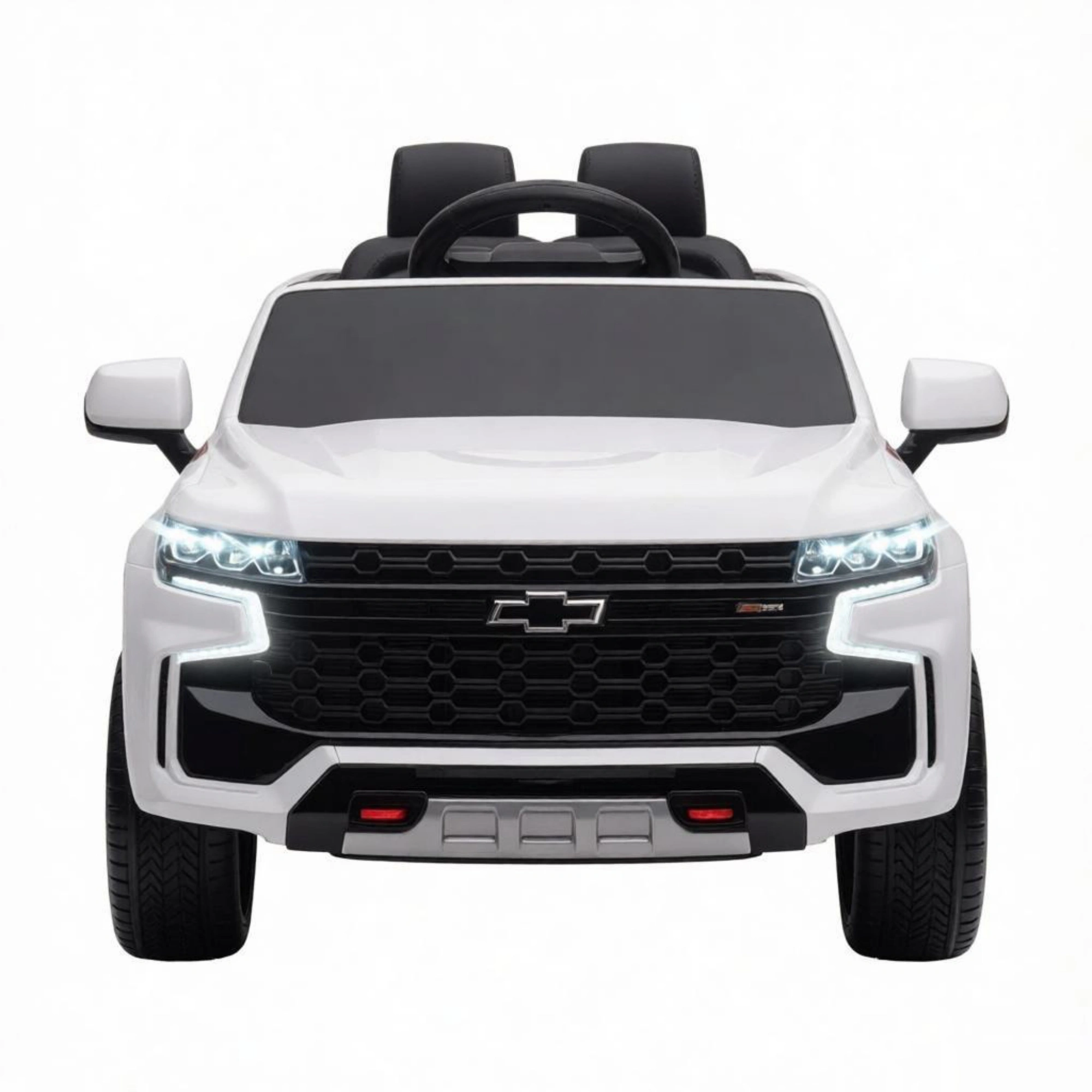 White 12V Electric Ride on Car - Kids Ride-on Toy view 2