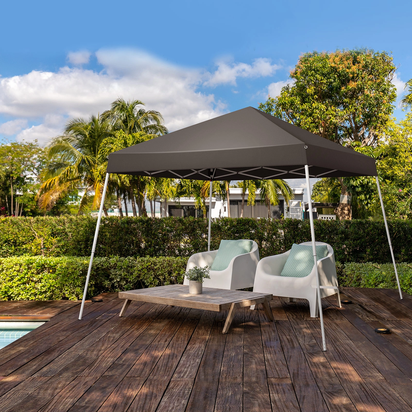 8X8ft outdoor canopy view 11