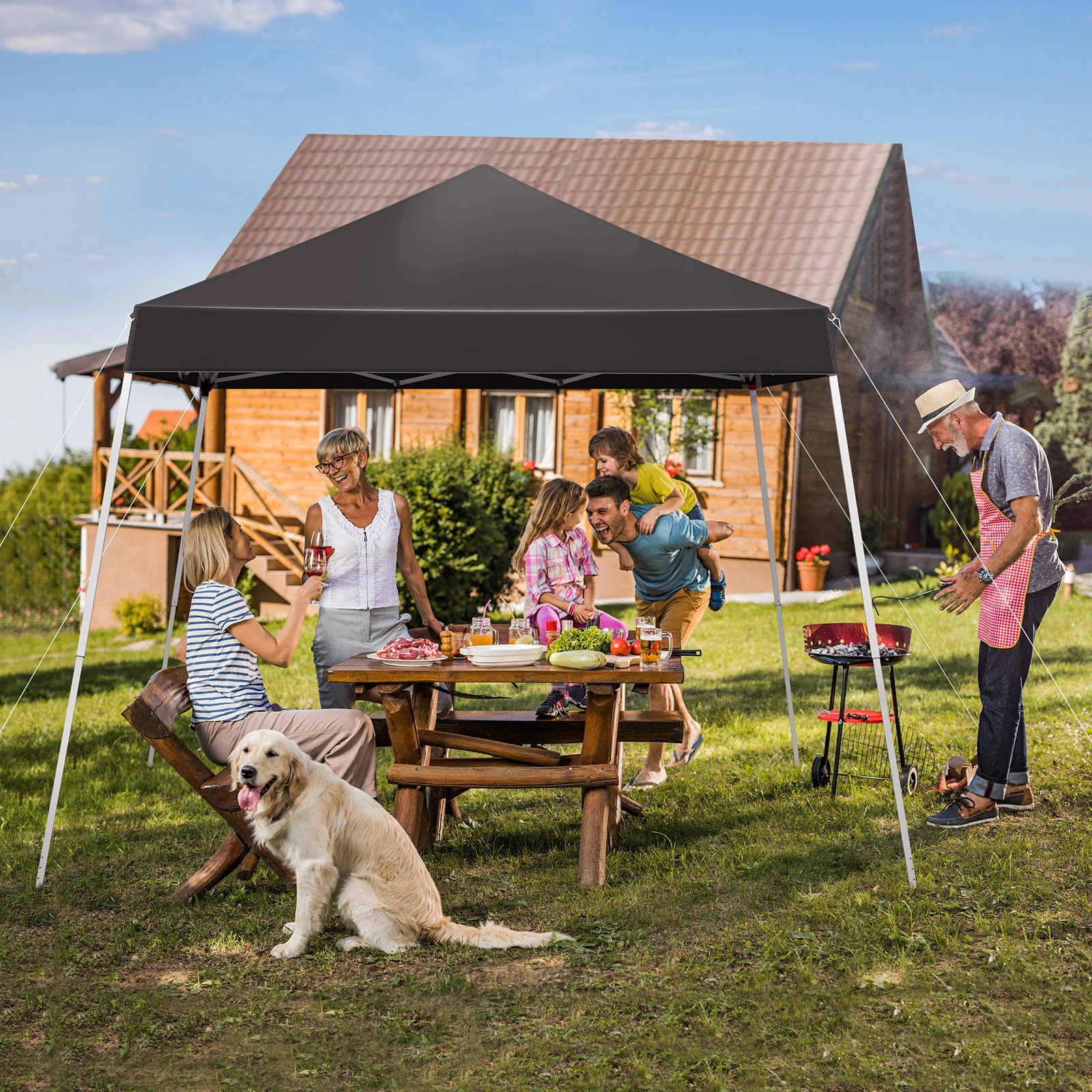 8X8ft outdoor canopy view 12