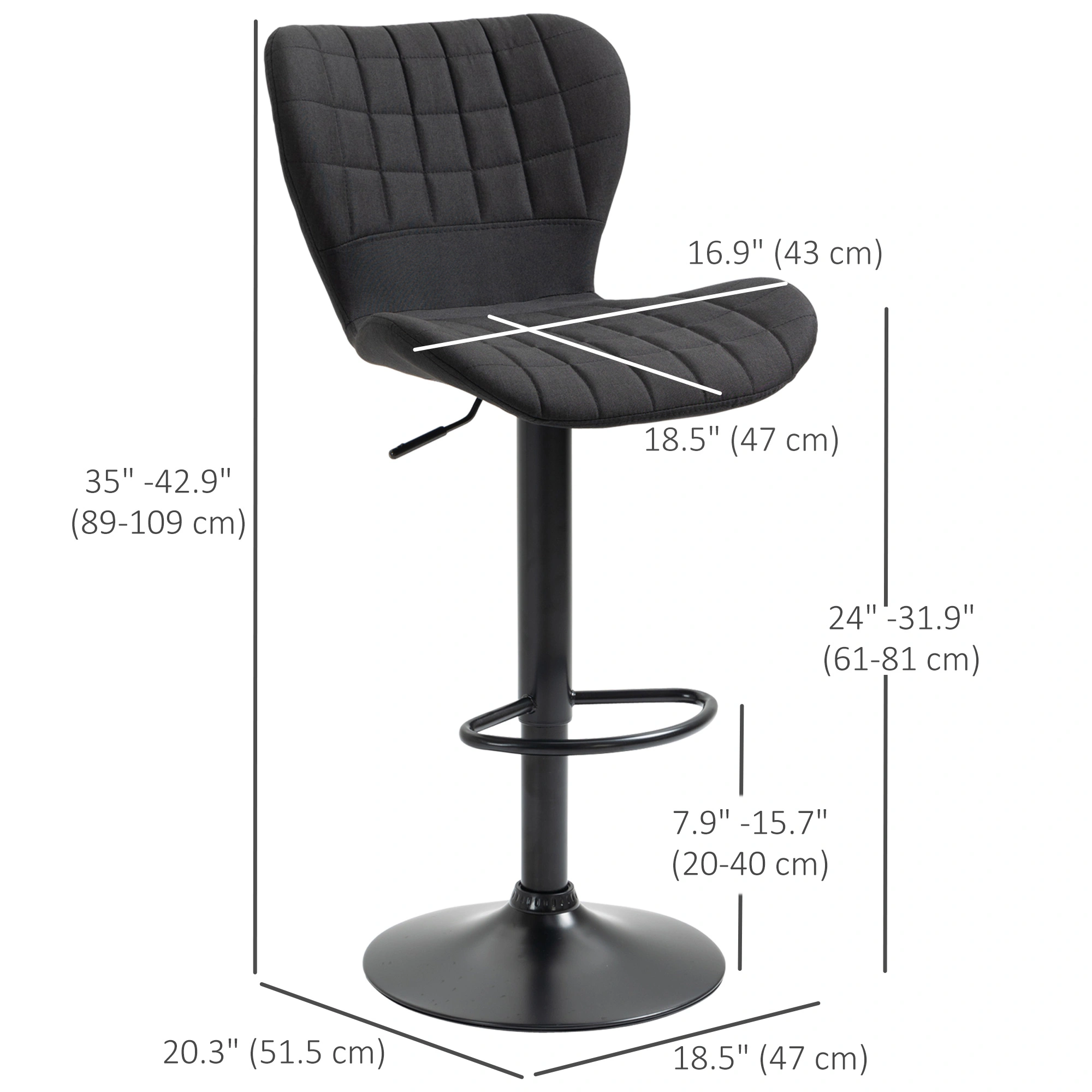 Massage Office Chair Ergonomic, High Back with Heat Therapy & Vibration, Adjustable Armrests, Lumbar Support, Swivel Task Chair for Home Office, Black, 300 lbs Capacity view 3