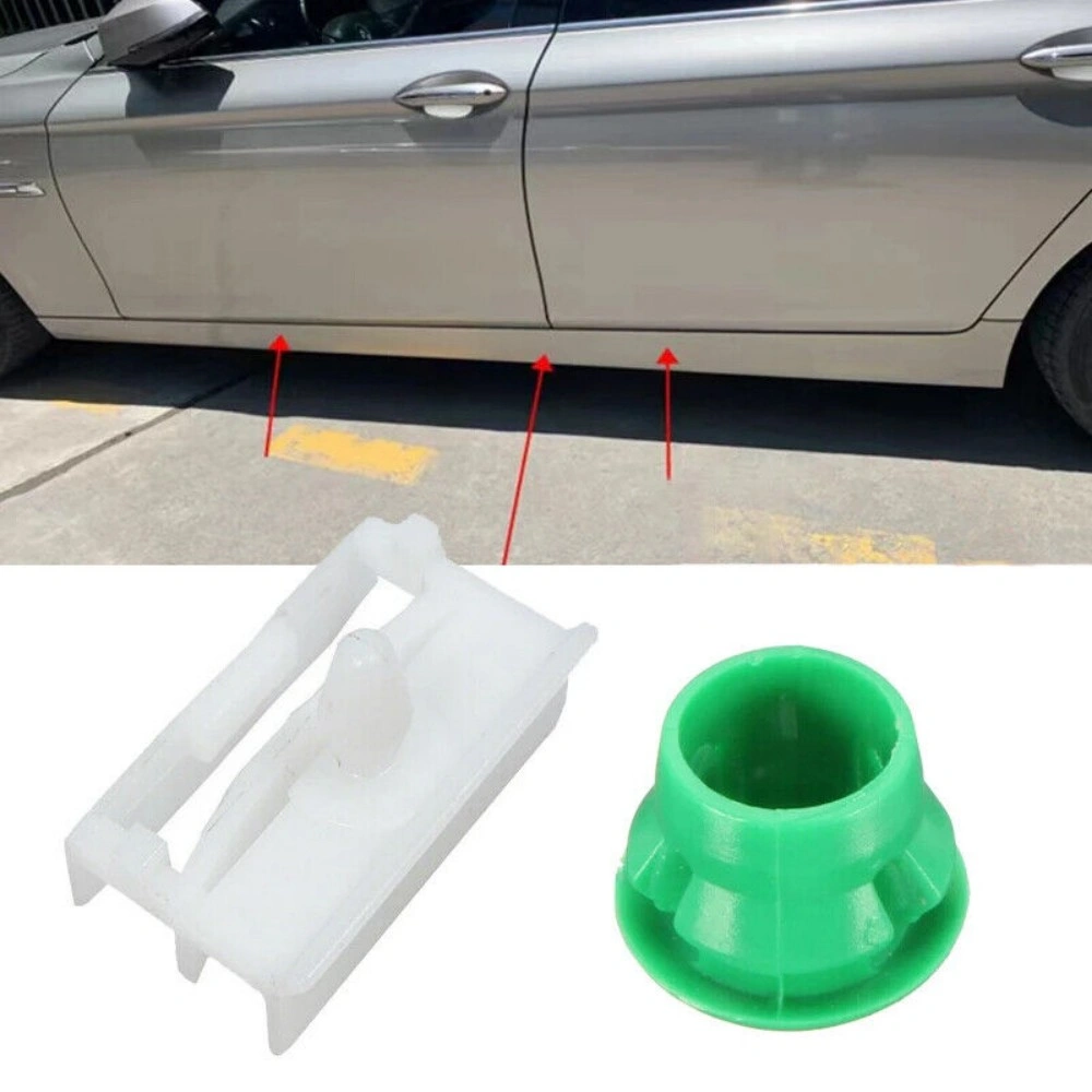 20x Car Side Sill Skirt Trim Moulding Clips Grommet for BMW E36 E46 E90 E91 3Series view 3