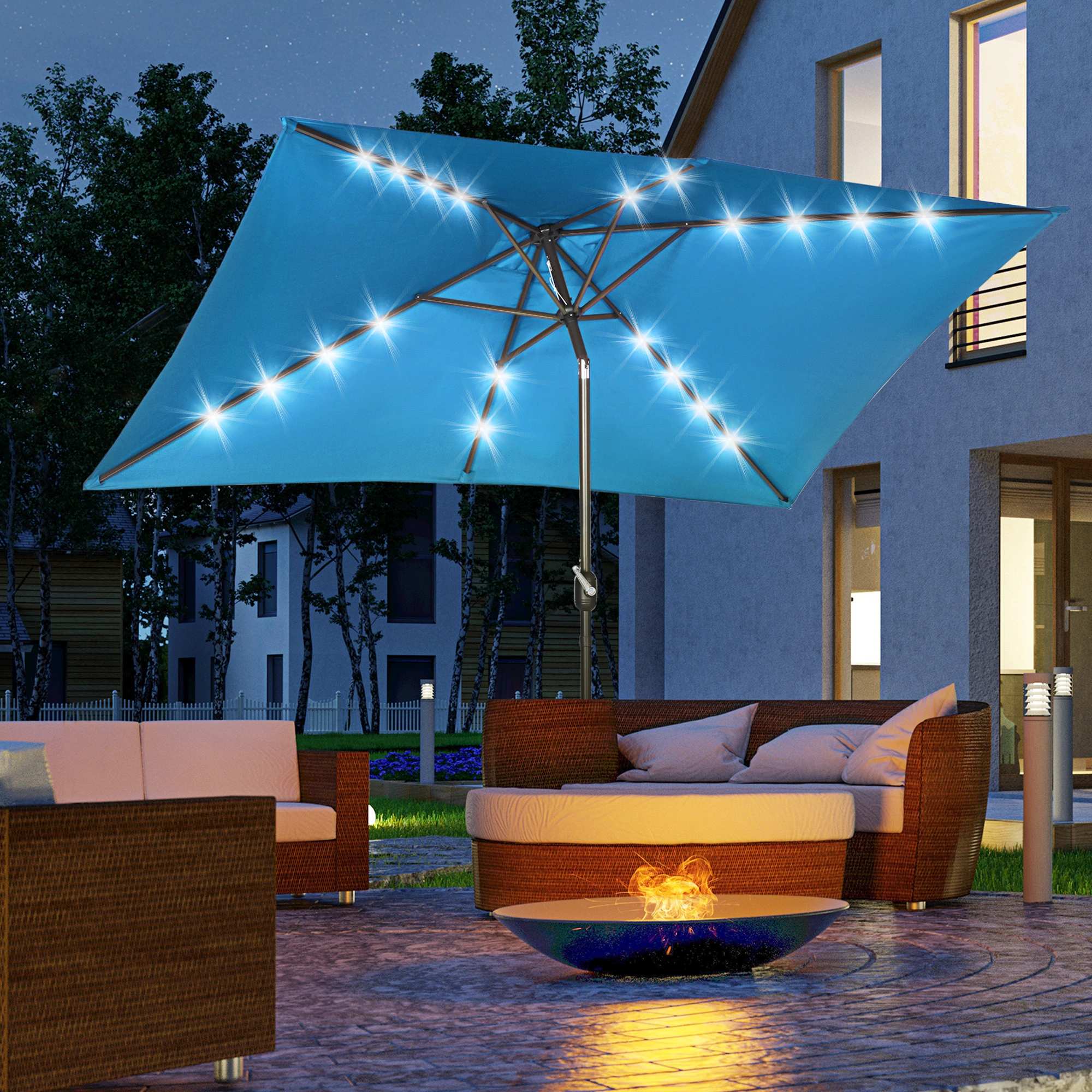 Wall Mounted Umbrella Holder - Heavy Duty Stainless Steel Rain Umbrella Stand with Hook