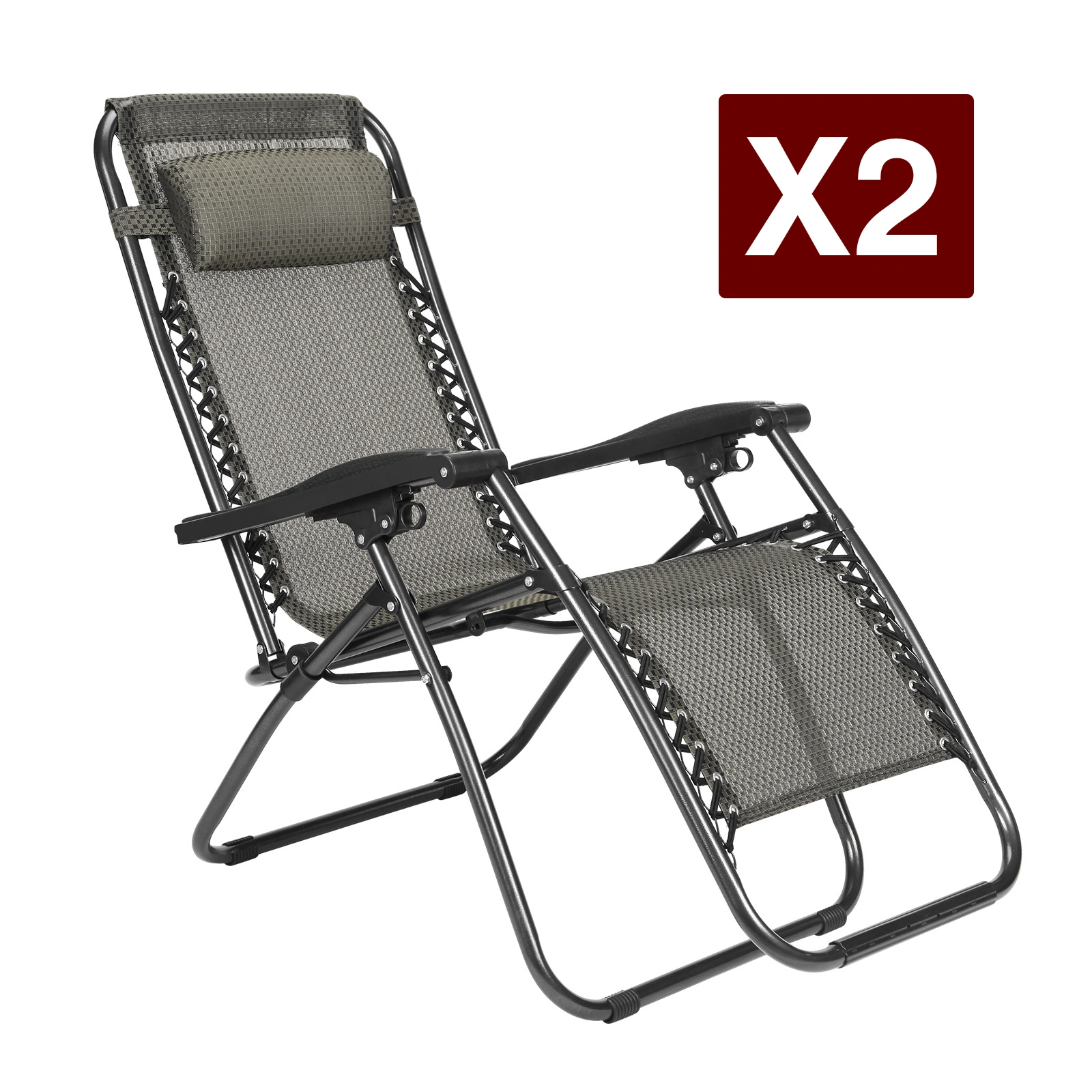Beach Garden Chair Outdoor Folding Portable Lightweight Seat for Garden Patio & Beach Use view 2