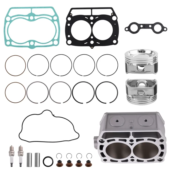 TOP END REBUILD PISTONS, CYLINDER, GASKETS fit for POLARIS RZR, RANGER 800 2008-2016 view 2