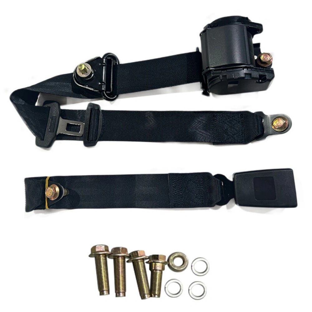 Universal 3-Point Inertia Seat Belt Kit for Car & Truck Adjustable Safety Harness view 4