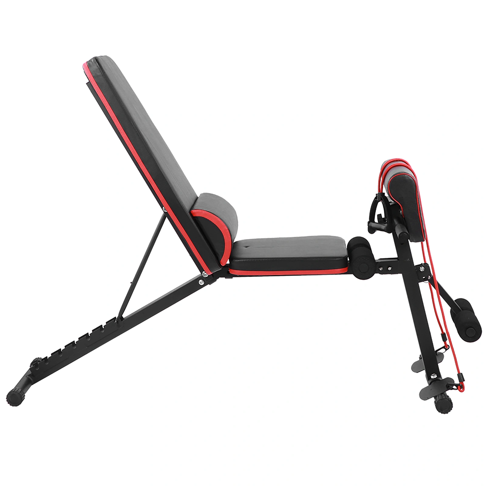 7-Level Adjustable Weight Bench for Abdominal Situps & Dumbbell Training, Foldable Waist Exercise Fitness Bench view 2