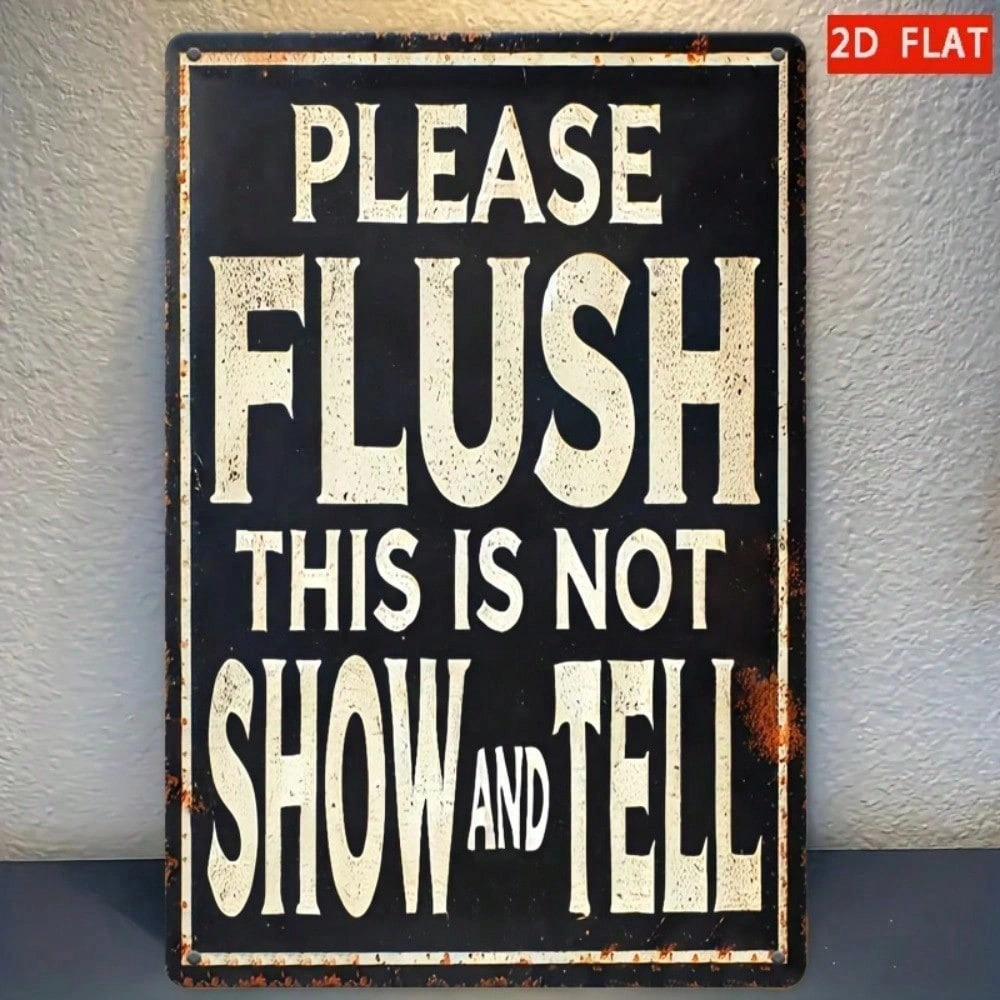 Vintage Rustic Aluminum Sign 8x12 Inch 20.3x30.5cm Metal Wall Decor Plaque - CIFbuy - TikTok Temu Pick-Up Service