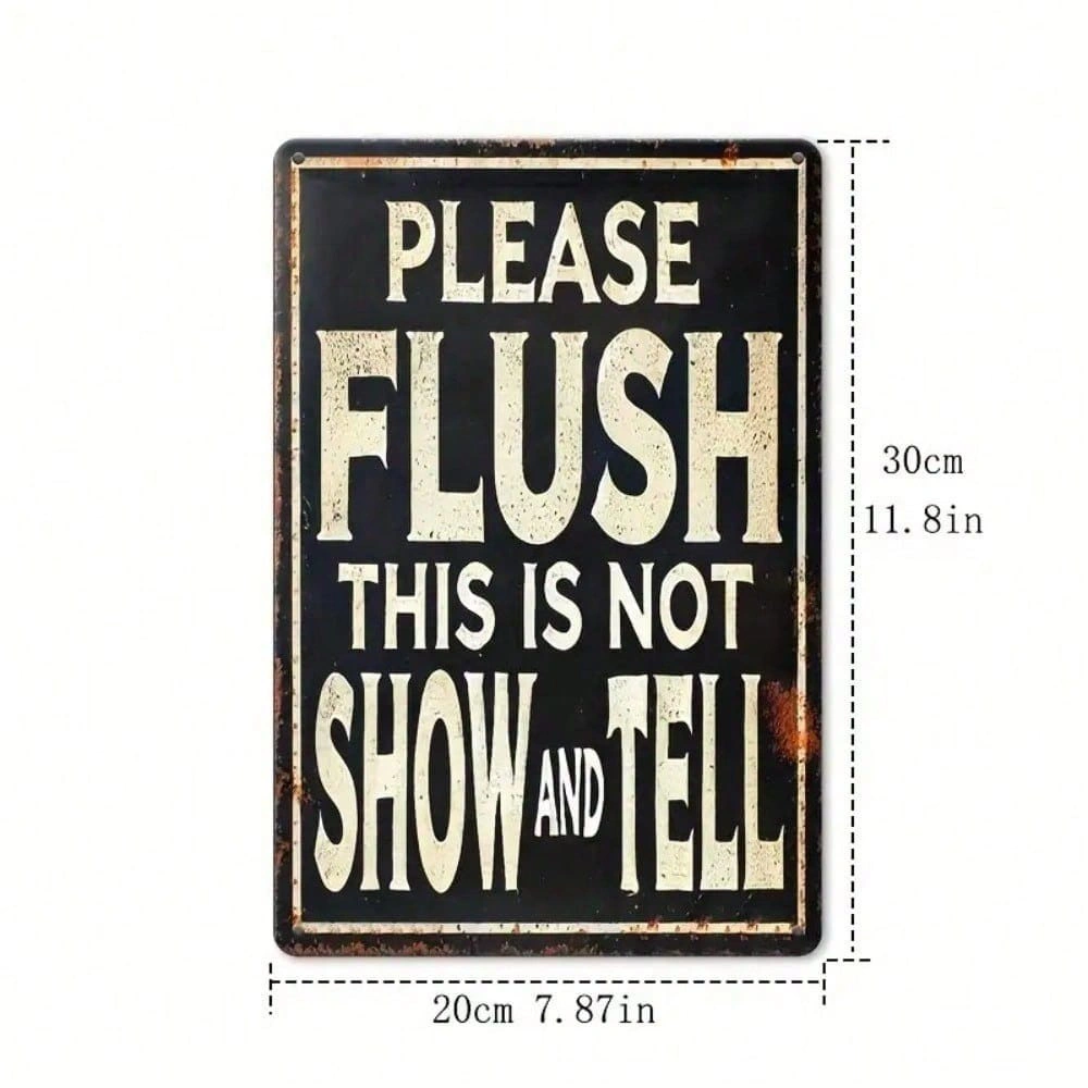 Vintage Rustic Aluminum Sign 8x12 Inch 20.3x30.5cm Metal Wall Decor Plaque - CIFbuy - TikTok Temu Pick-Up Service view 2