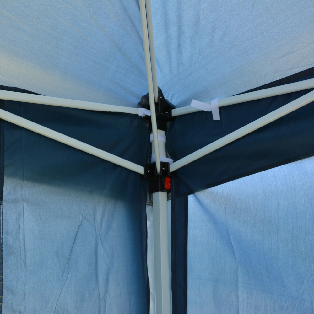 2 x 2m Two Doors & Two Windows Practical Waterproof Right-Angle Folding Tent Blue view 21