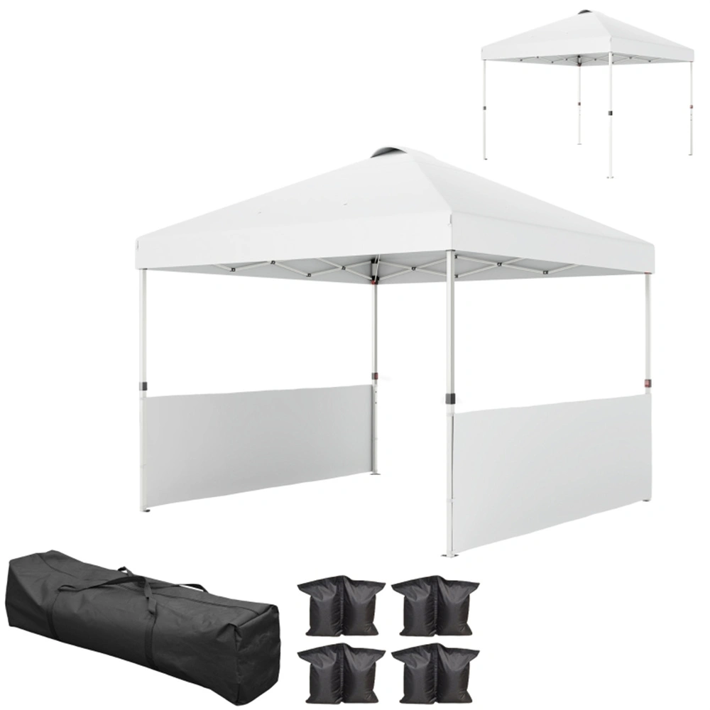 Outdoor Party Tent Canopy 10x10 ft Pop Up Gazebo with Sides, Waterproof Event Tent for Garden Wedding Backyard Patio Commercial Use **Final Title:**