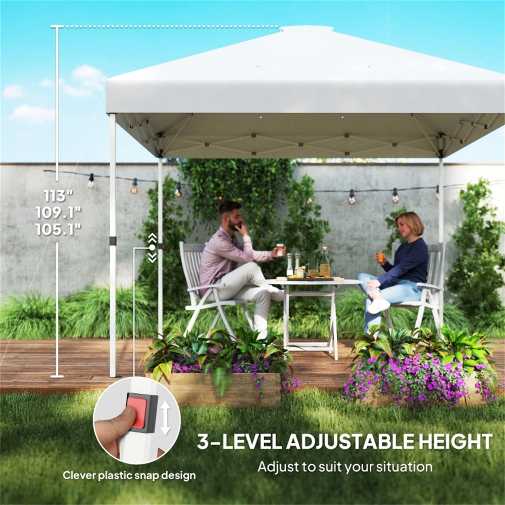 Outdoor Party Tent Canopy 10x10 ft Pop Up Gazebo with Sides, Waterproof Event Tent for Garden Wedding Backyard Patio Commercial Use **Final Title:** view 6