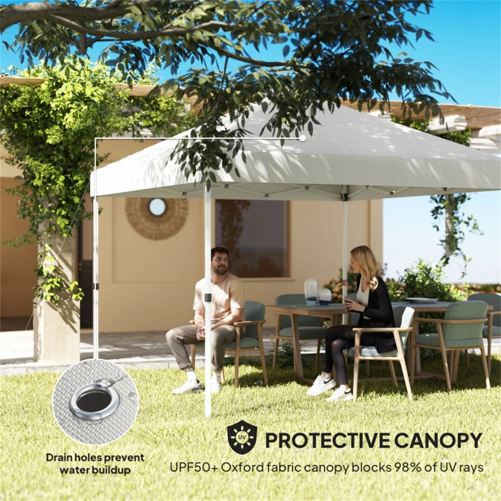 Outdoor Party Tent Canopy 10x10 ft Pop Up Gazebo with Sides, Waterproof Event Tent for Garden Wedding Backyard Patio Commercial Use **Final Title:** view 7
