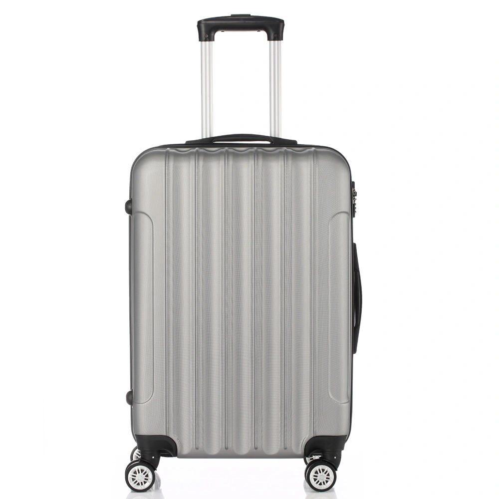 3 Pcs Suitcase Lightweight ABS Carry-on Hand Luggage 4 Spinner Wheels Trolley Case view 3