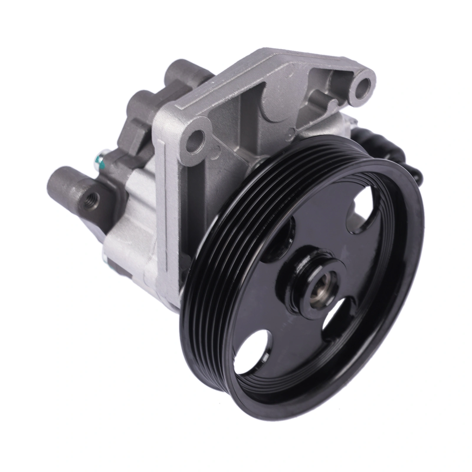 Front Power Steering Pump Fits for Mercedes-Benz E350 3.5L V6 E550 5.5L V8 2010-2011 Sedan 4-Door Silver 1Pc