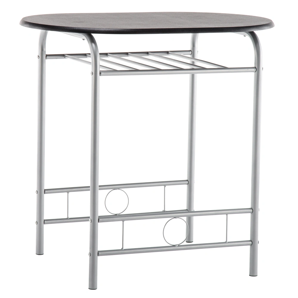 PVC Breakfast Table (One Table and Two Chairs) Black view 11