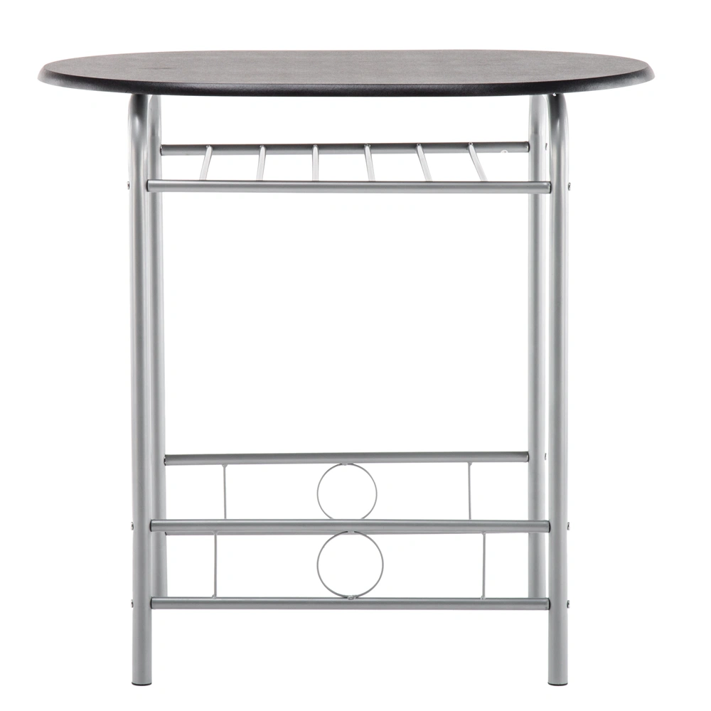 PVC Breakfast Table (One Table and Two Chairs) Black view 13