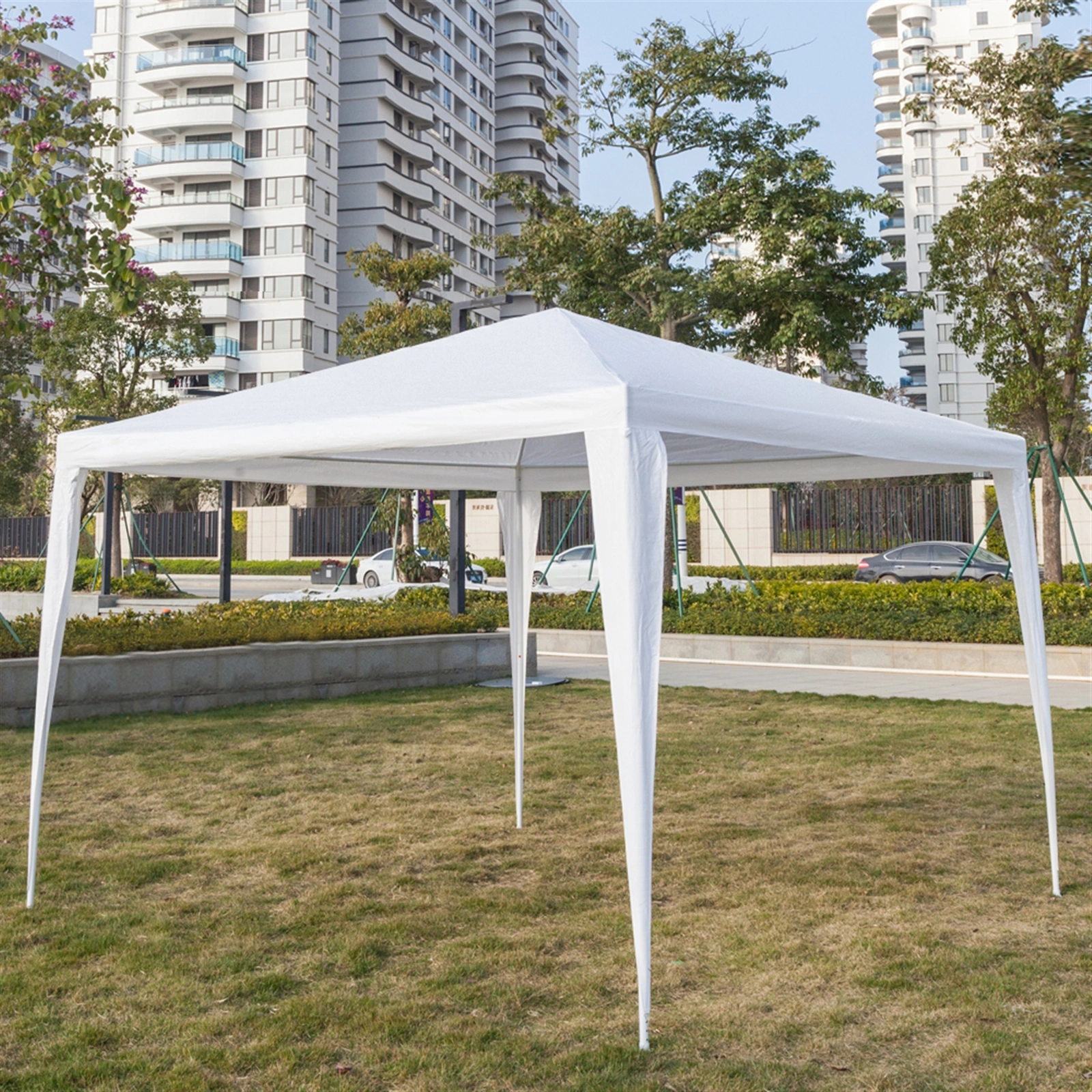 3 x 3m Waterproof Tent with Spiral Tubes White view 14