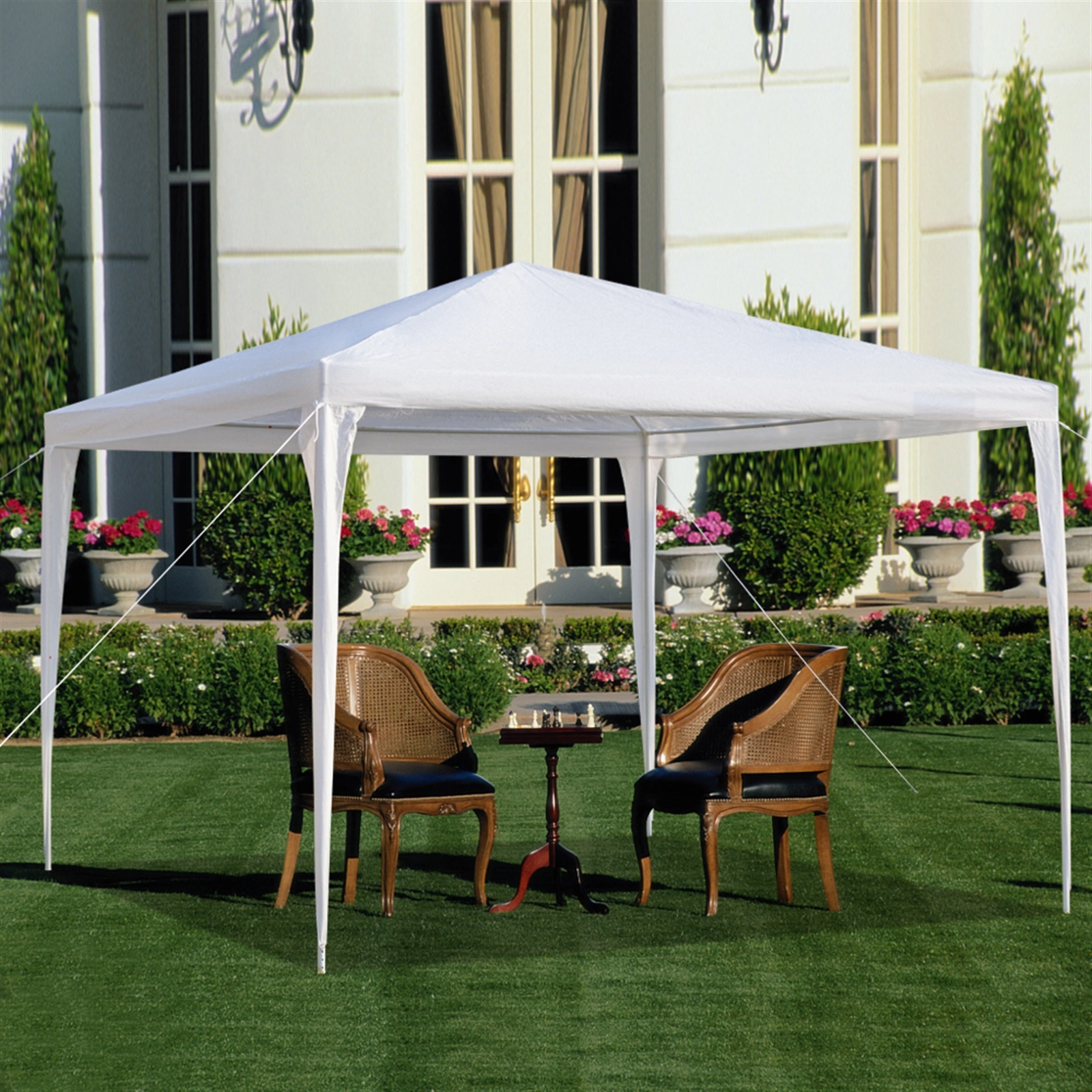 3 x 3m Waterproof Tent with Spiral Tubes White view 15