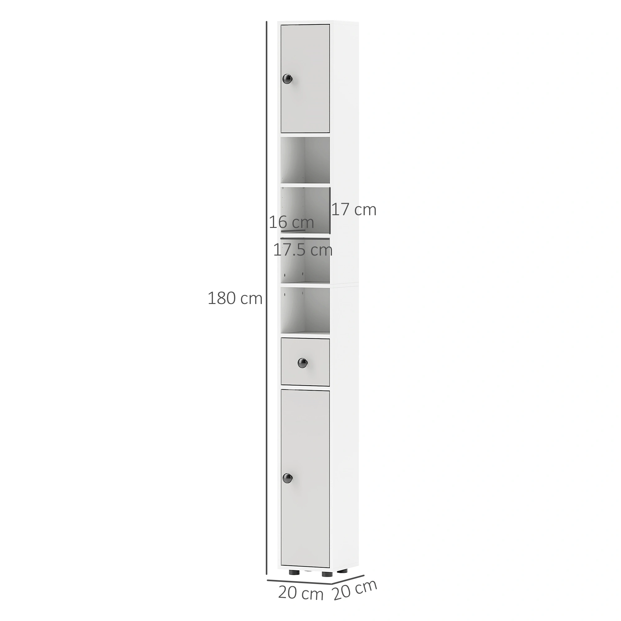 Bathroom Cabinet - Wall-Mounted Storage Cabinet with Mirror, Moisture-Resistant Organizer view 2