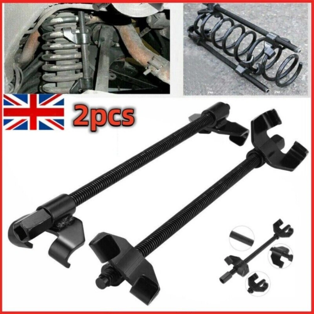 Heavy Duty Coil Spring Compressor Tools 380mm - Pair Suspension Clamps Set NEW